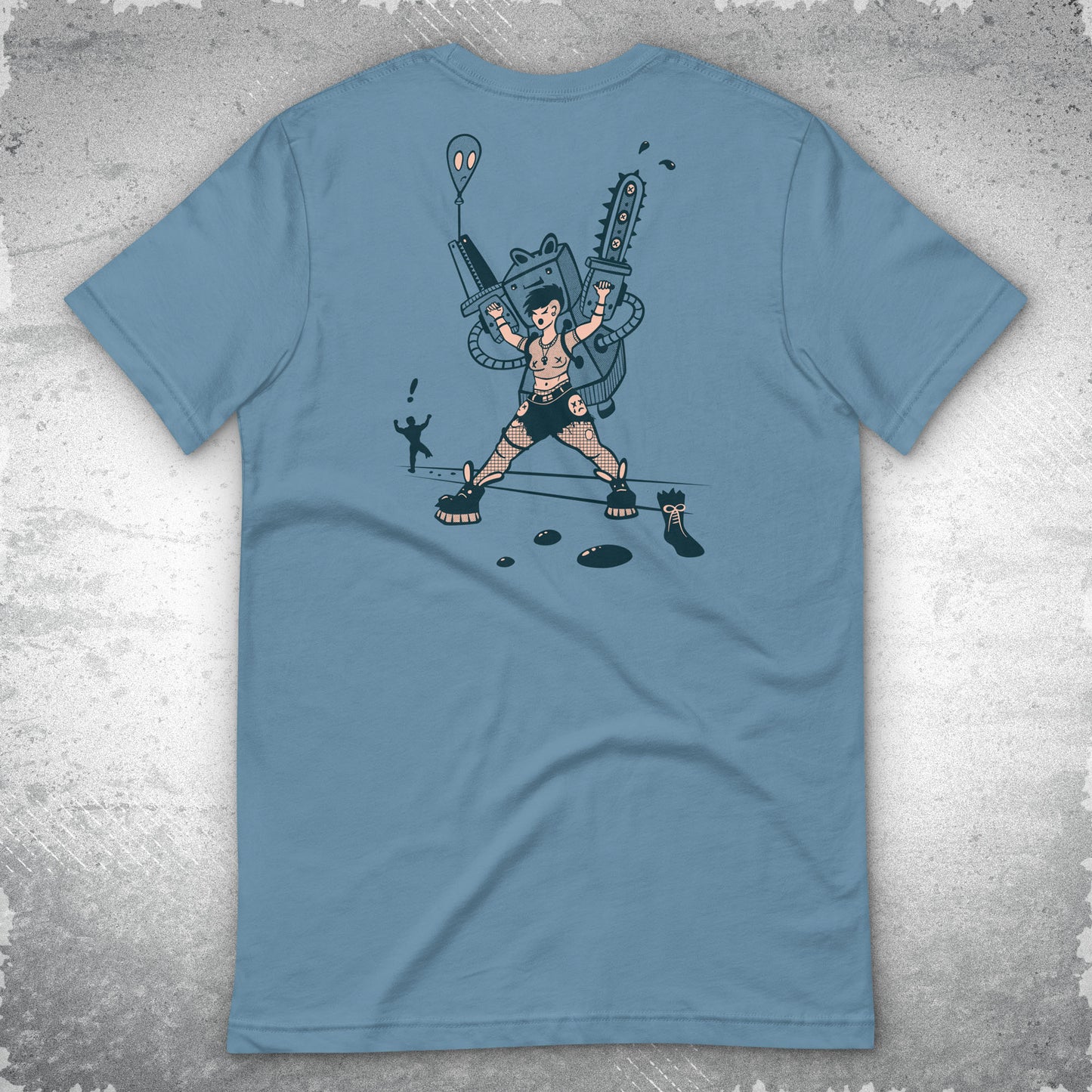 Splaterella - Storm Blue Unisex Tee