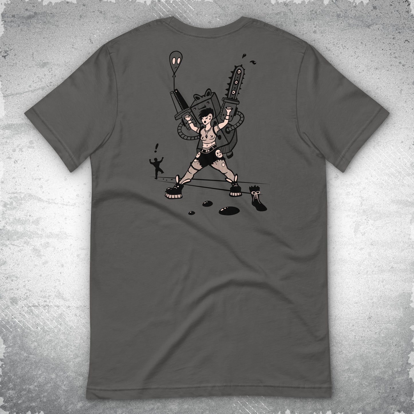 Splaterella - Charcoal Unisex Tee