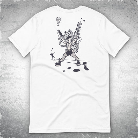 Splaterella - White Unisex Tee