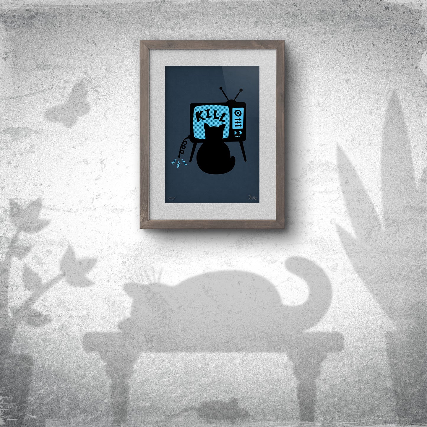 Bad Dreamies - Limited Edition Print - Prussian Blue