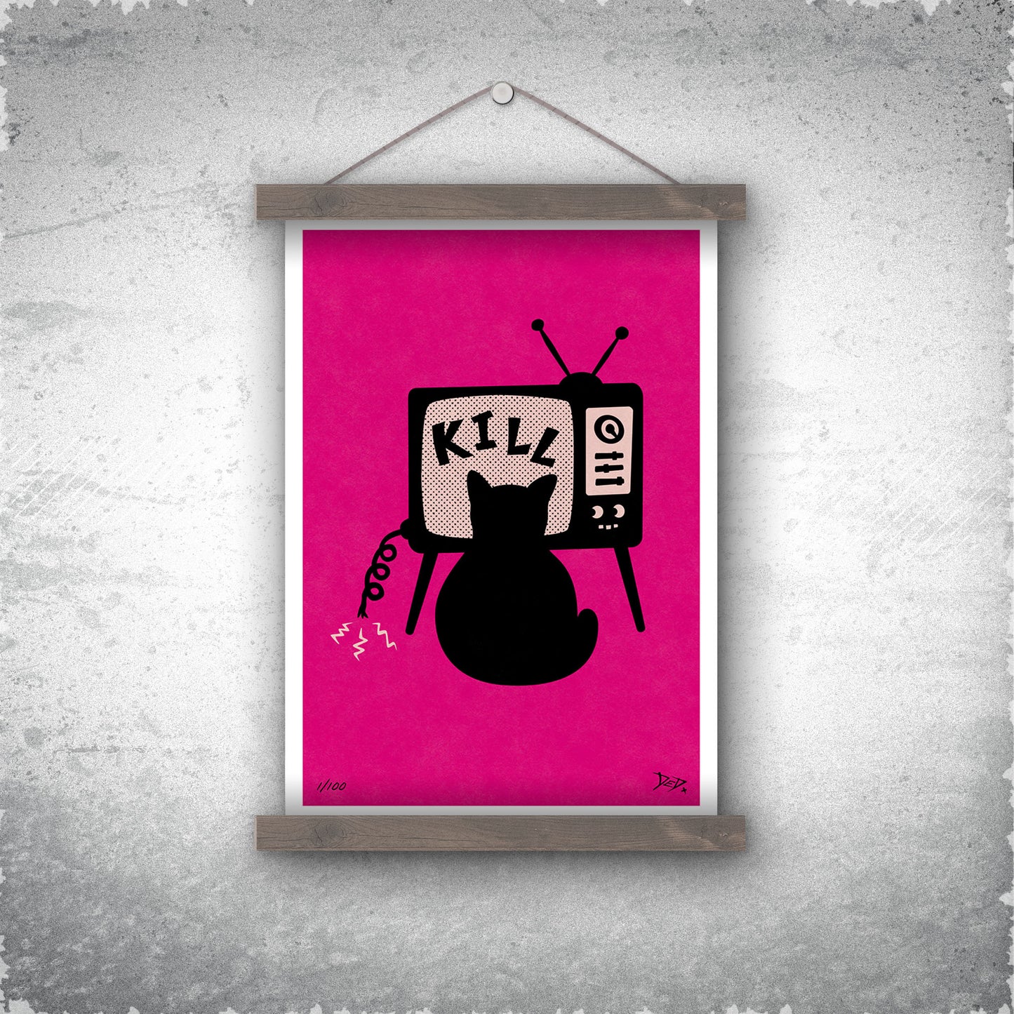 Bad Dreamies - Limited Edition Print - Hot Pink