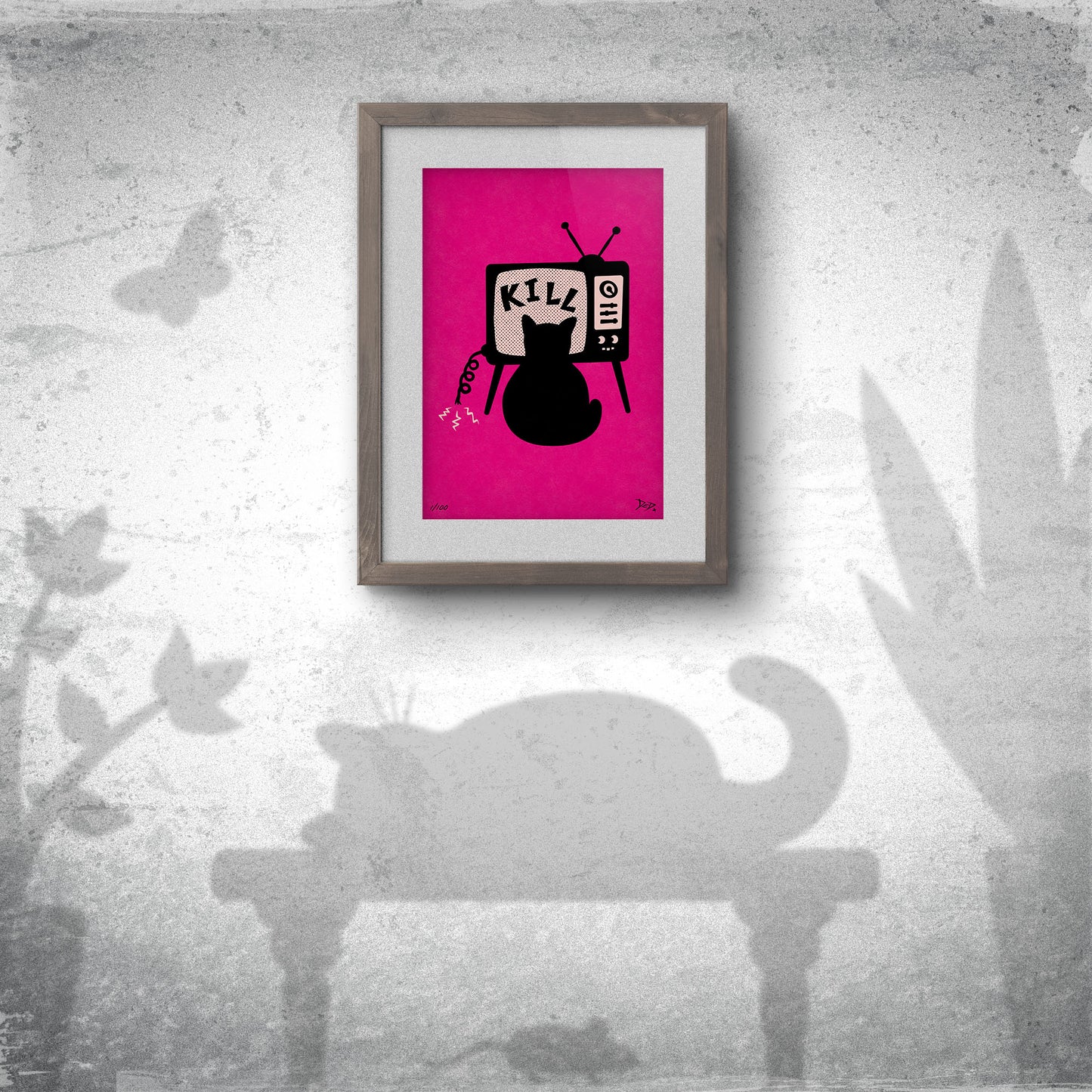 Bad Dreamies - Limited Edition Print - Hot Pink