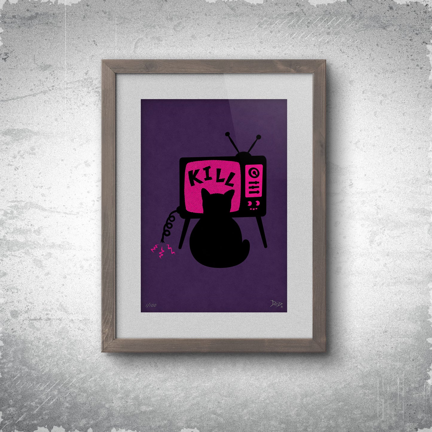 Bad Dreamies - Limited Edition Print - Royal Purple