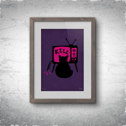 Bad Dreamies - Limited Edition Print - Royal Purple