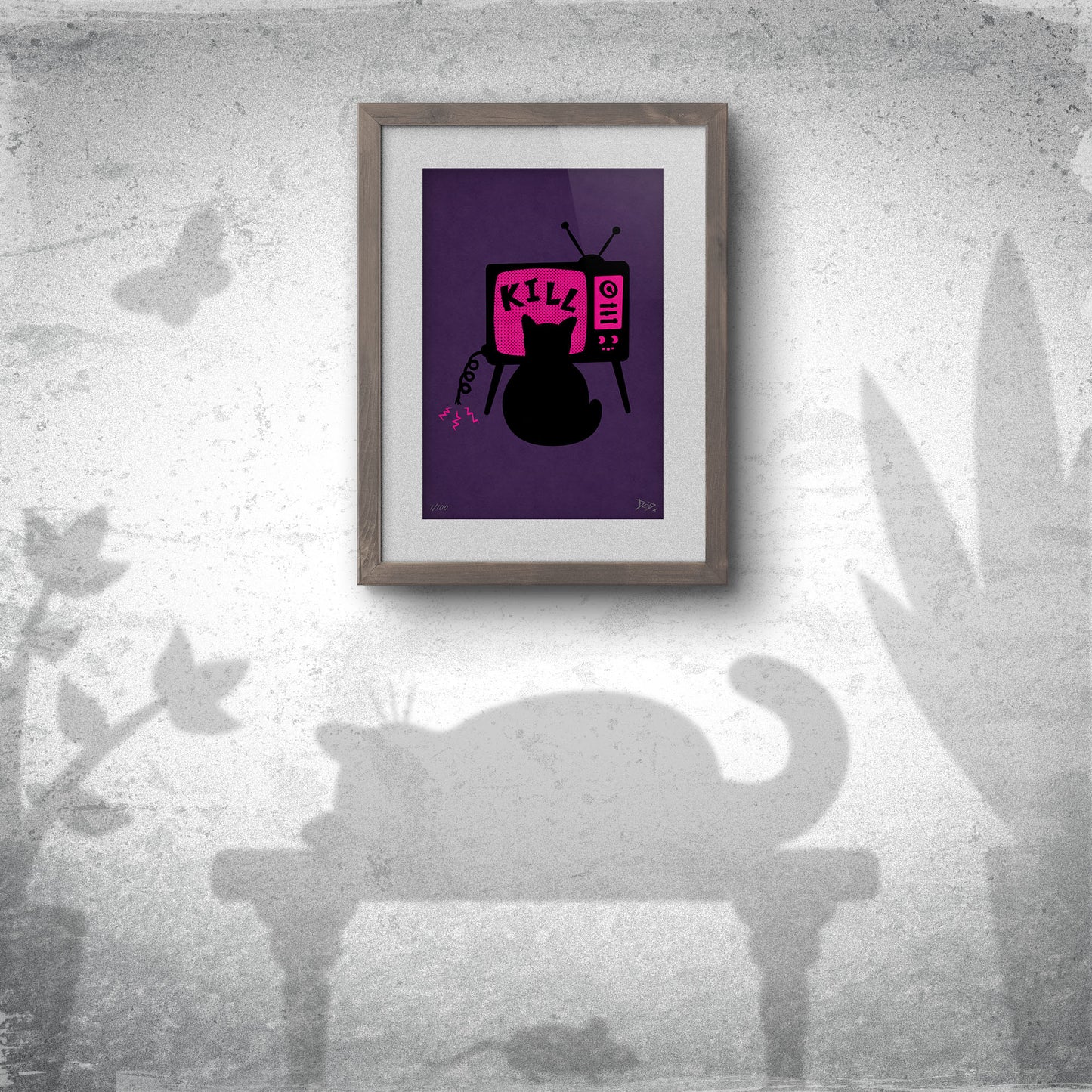 Bad Dreamies - Limited Edition Print - Royal Purple