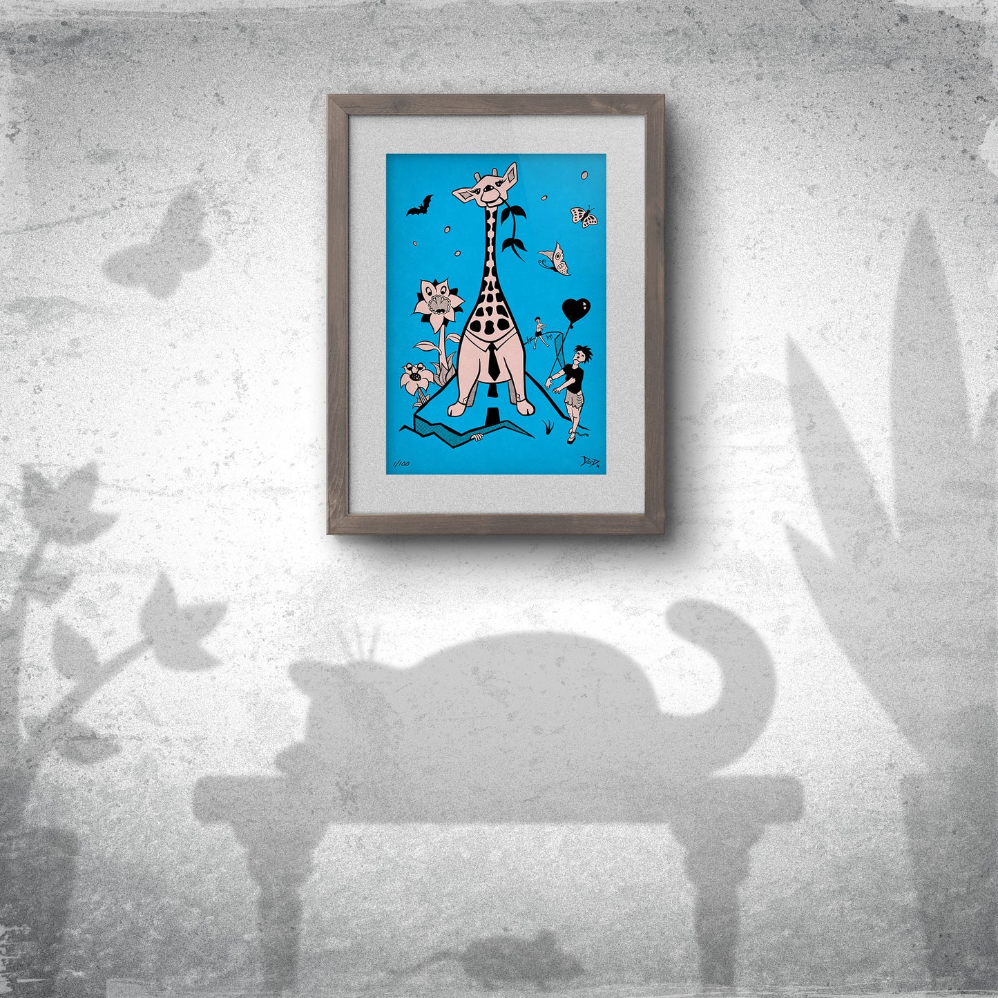 Brainz? - Limited Edition Print - Cyan