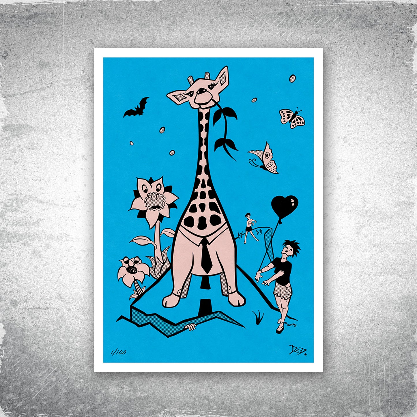 Brainz? - Limited Edition Print - Cyan