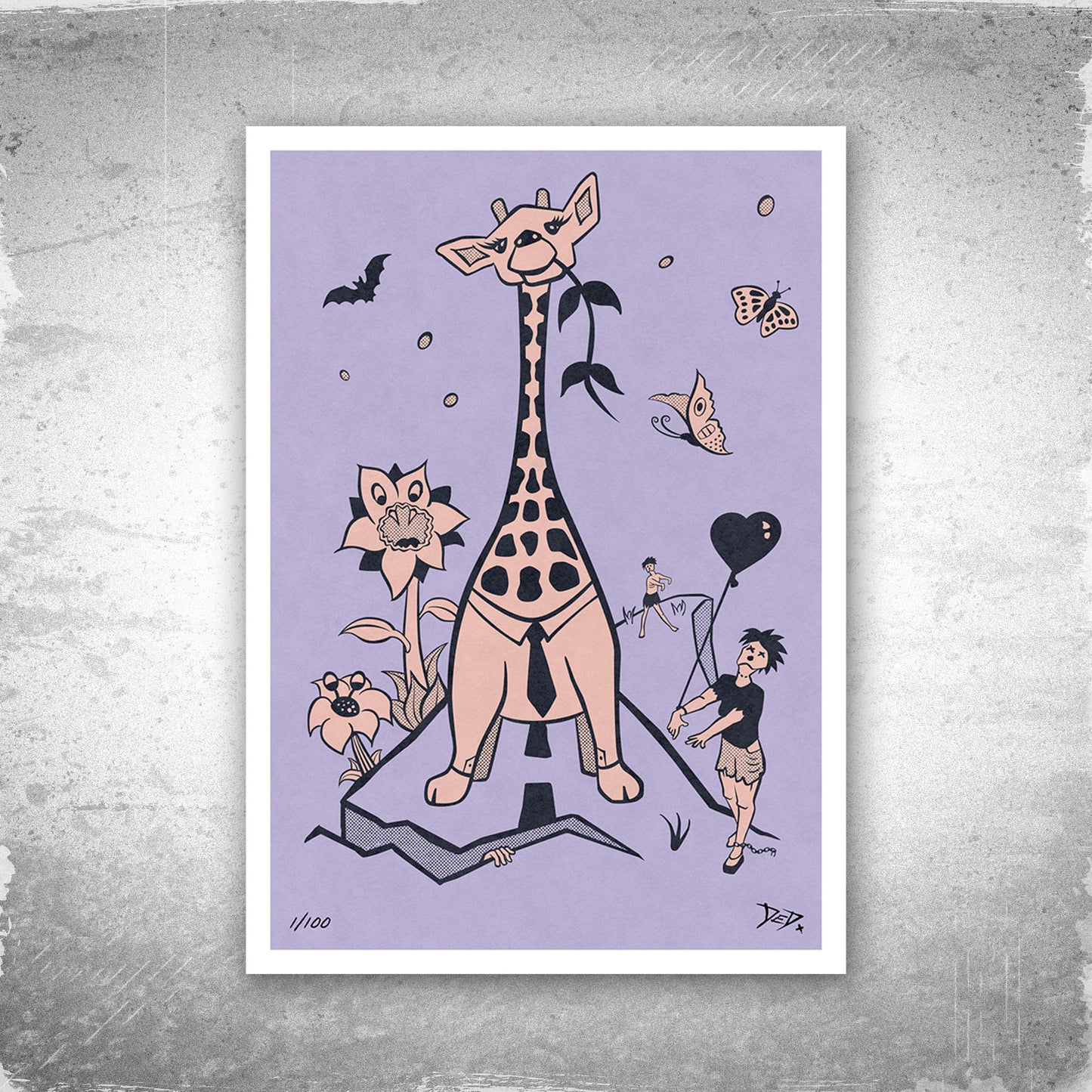 Brainz? - Limited Edition Print - Lavender