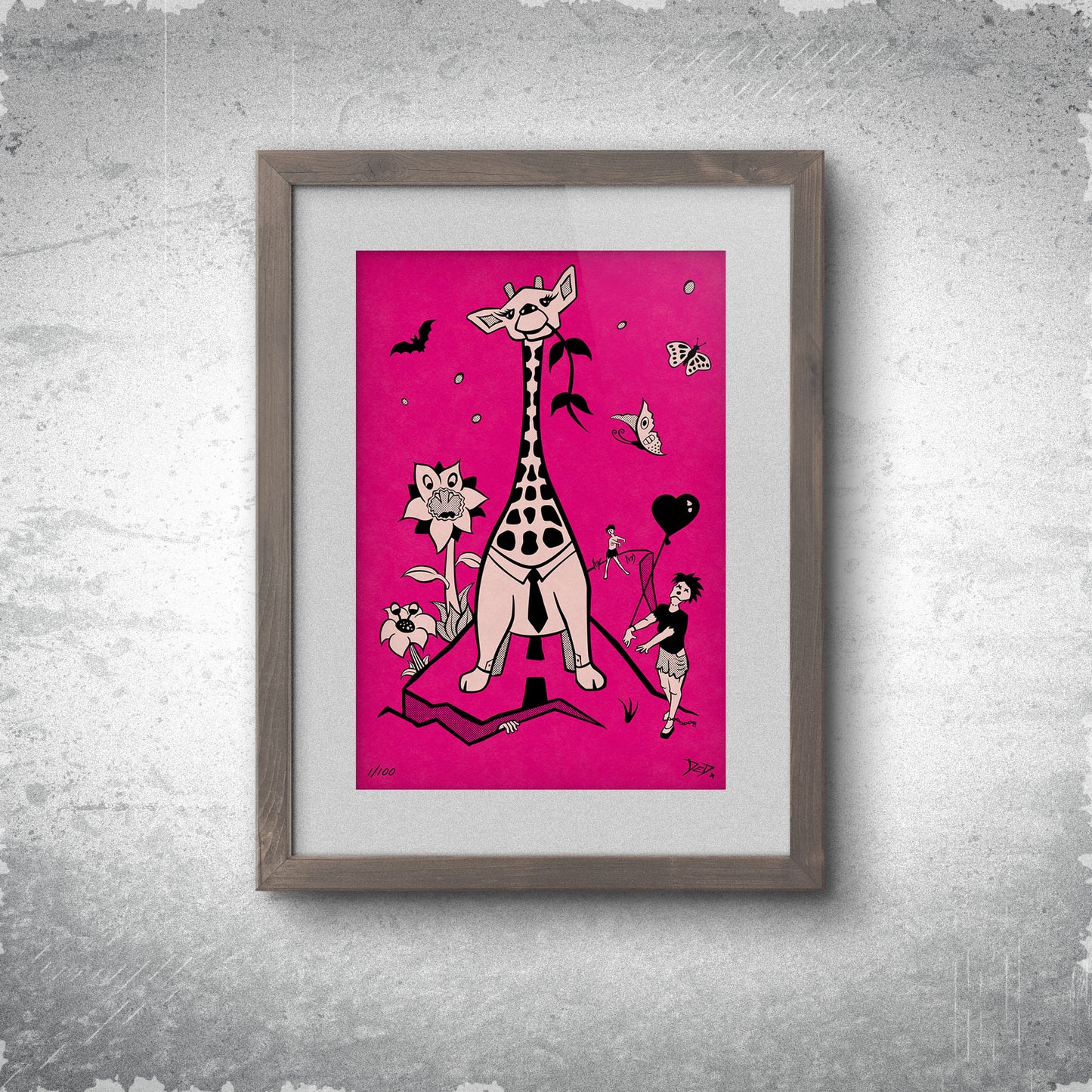 Brainz? - Limited Edition Print - Pink