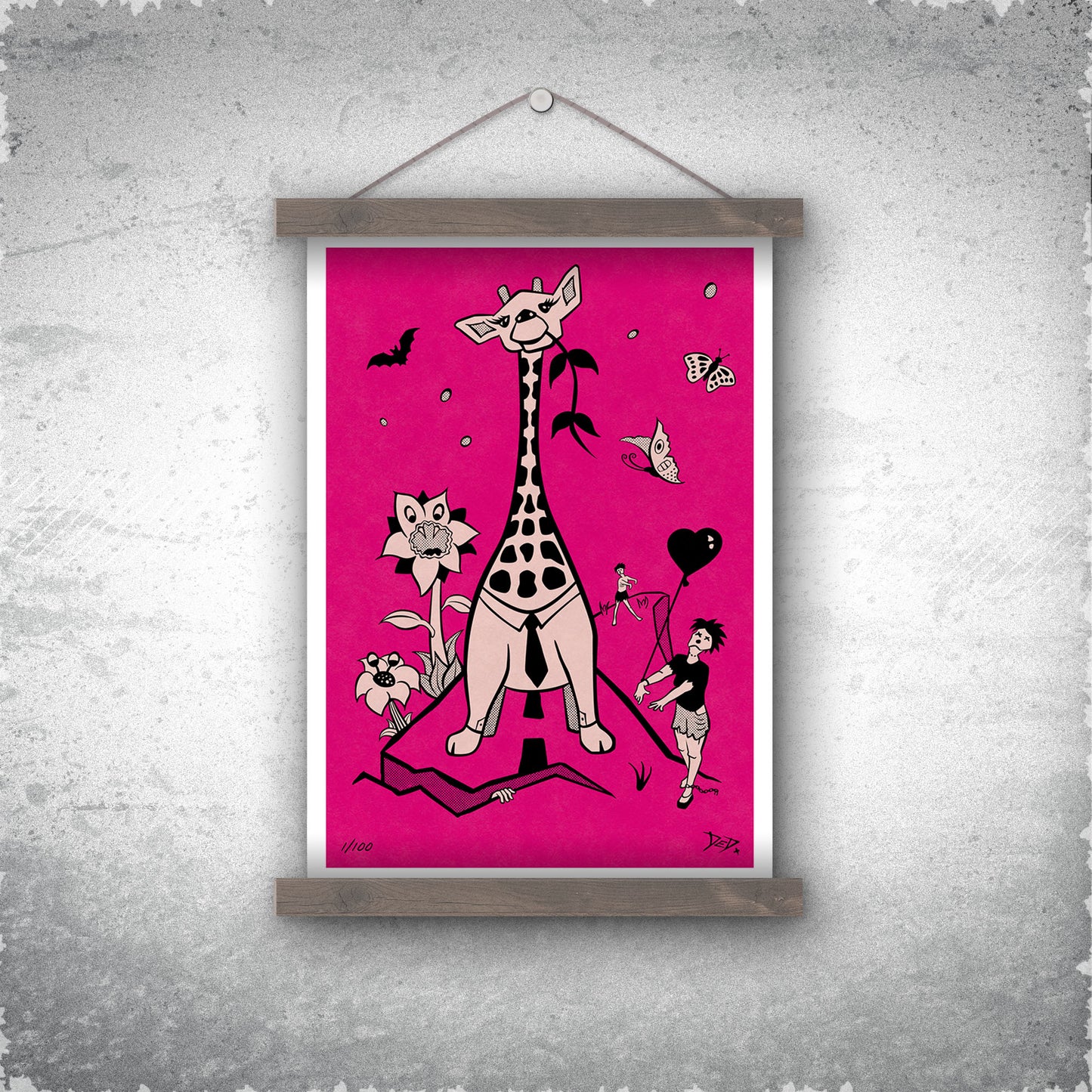 Brainz? - Limited Edition Print - Pink