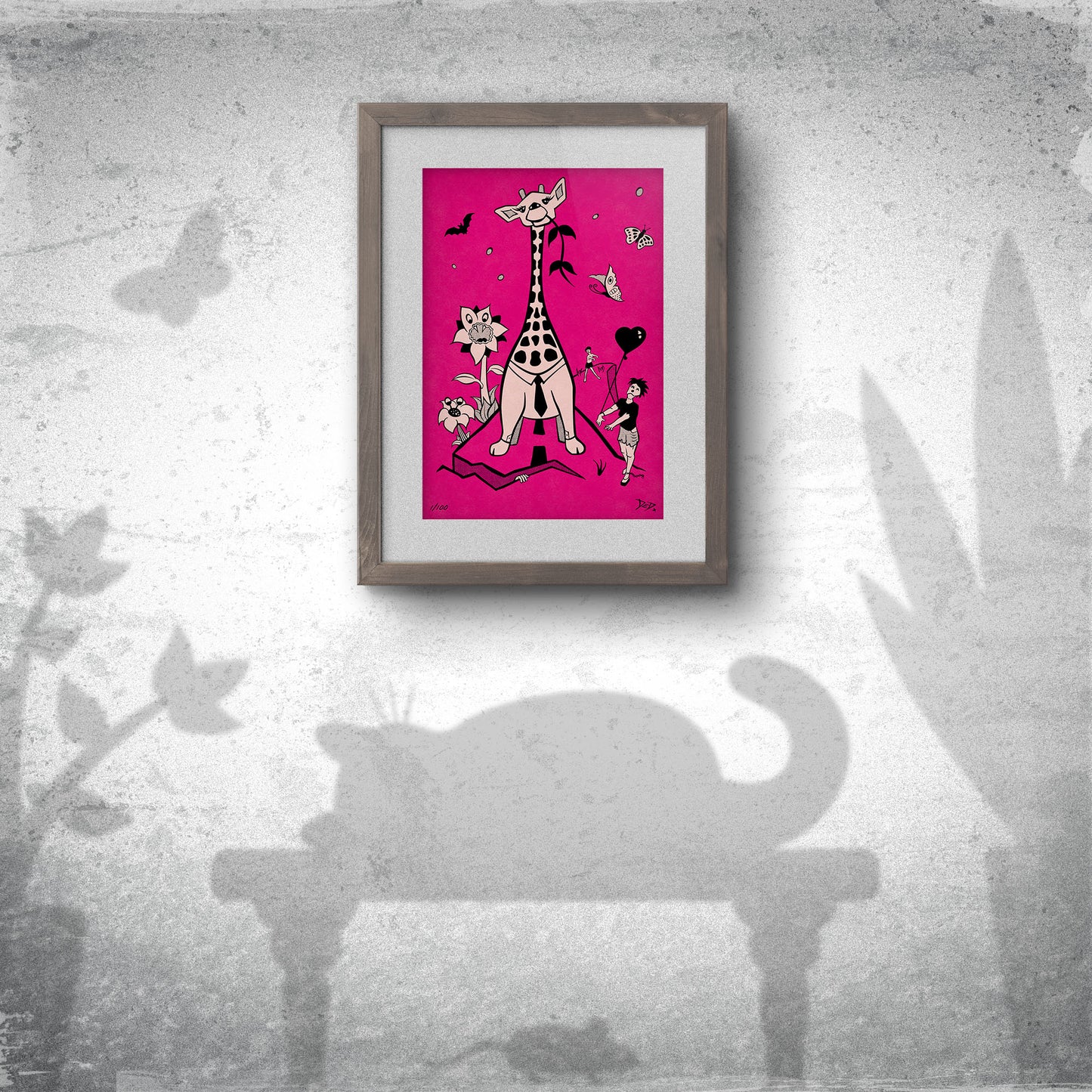 Brainz? - Limited Edition Print - Pink