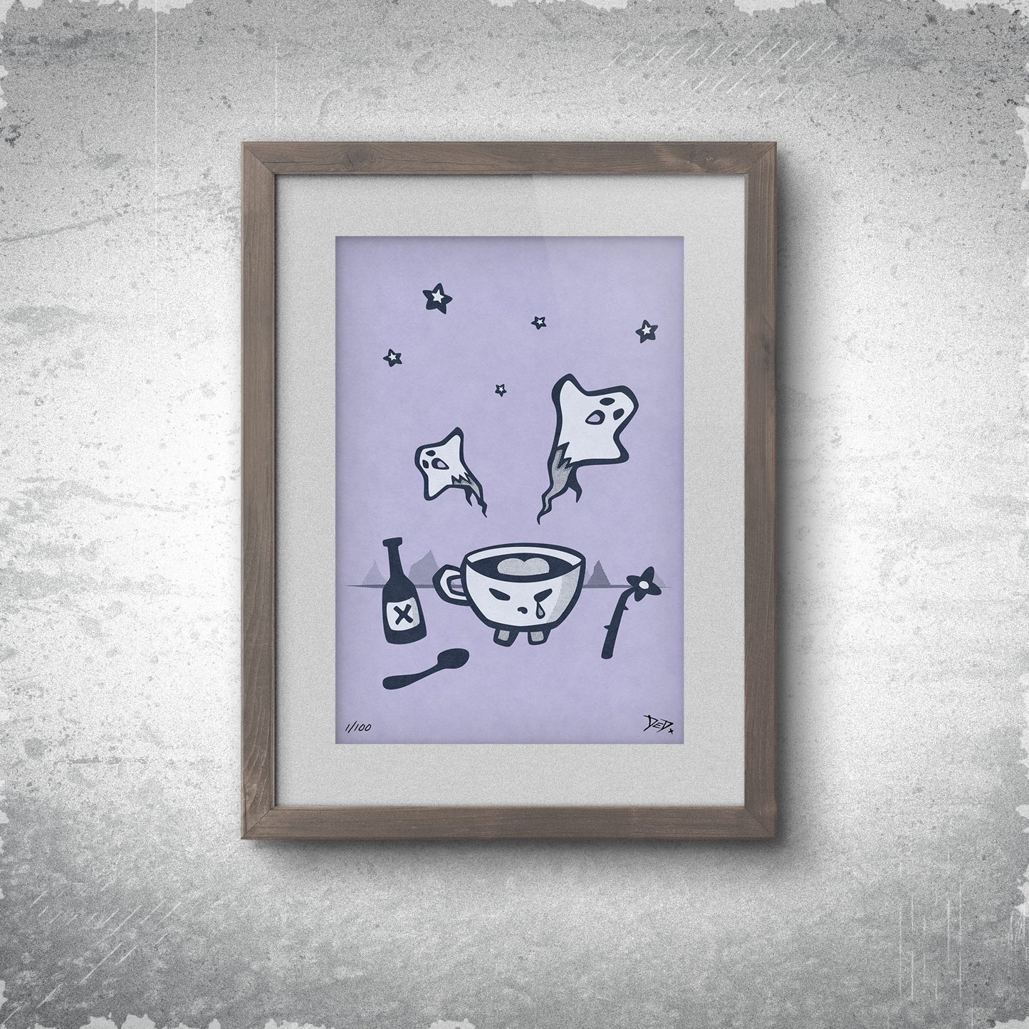 Espresso Depresso - Limited Edition Print - Lavender