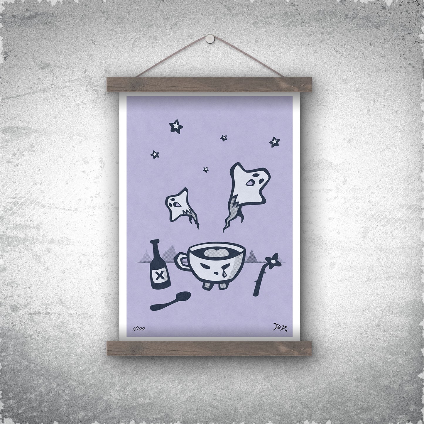 Espresso Depresso - Limited Edition Print - Lavender