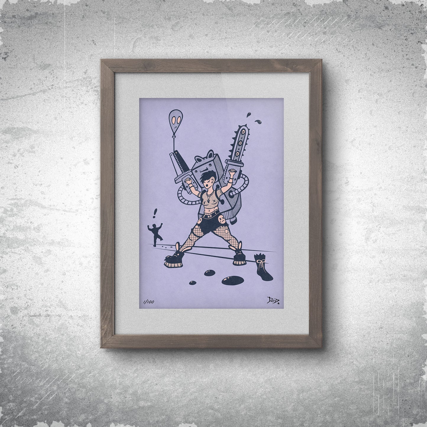 Splaterella - Limited Edition Print - Lavender