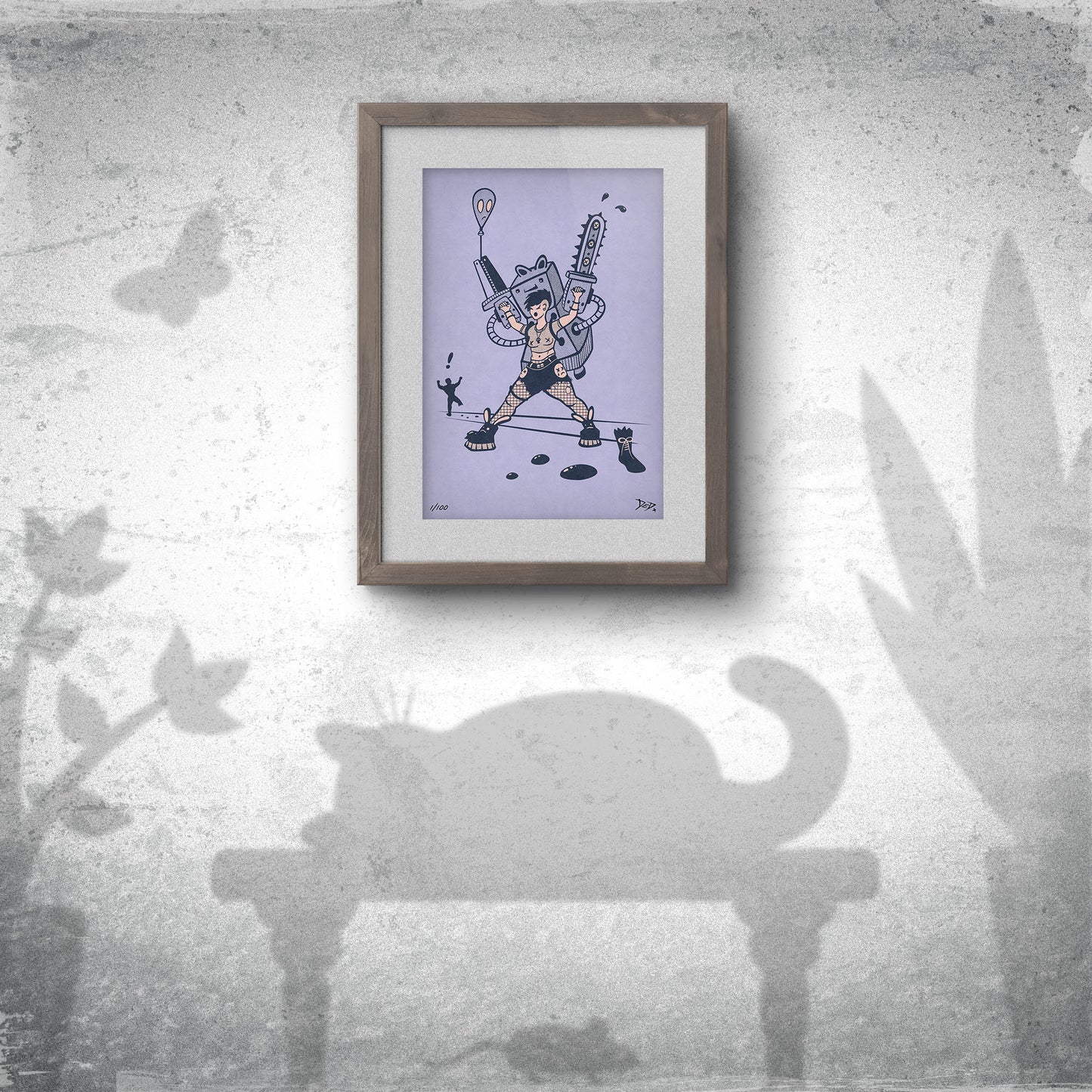 Splaterella - Limited Edition Print - Lavender