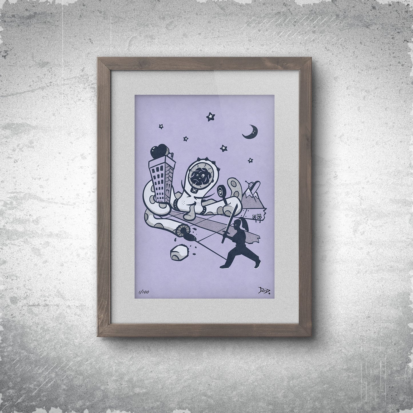 Star Sucka - Limited Edition Print - Lavender