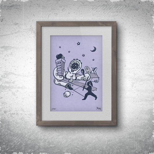 Star Sucka - Limited Edition Print - Lavender