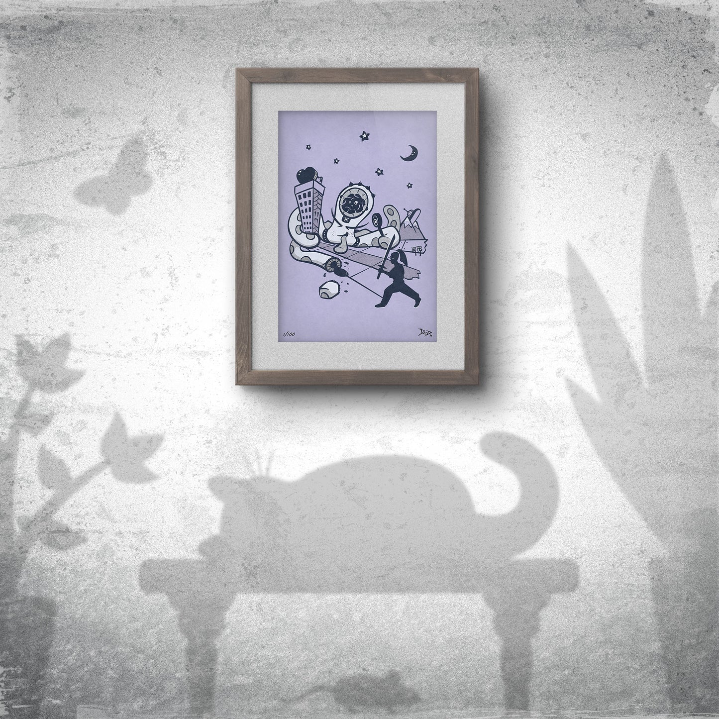 Star Sucka - Limited Edition Print - Lavender