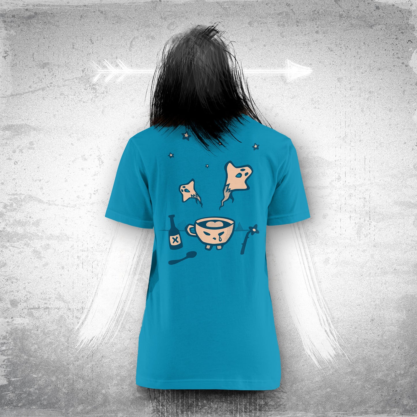 Espresso Depresso - Aqua Unisex Tee