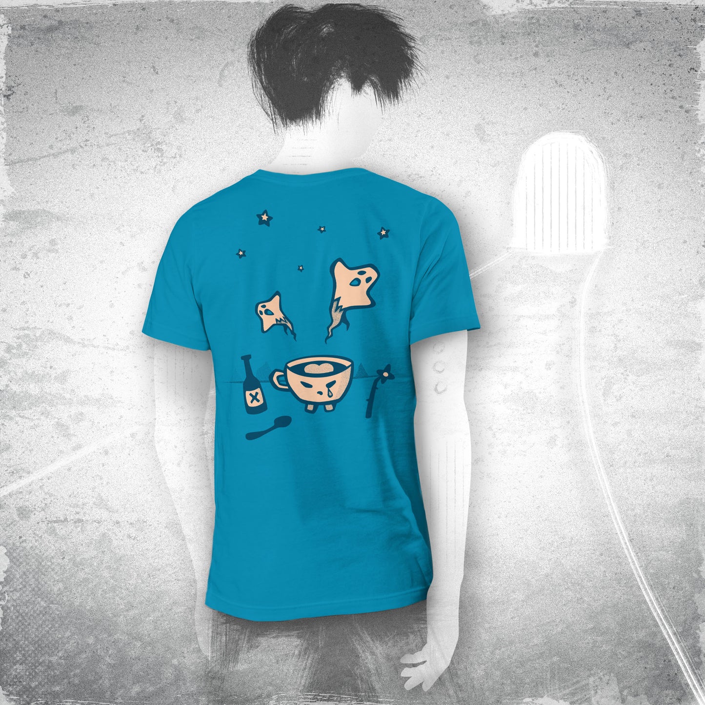 Espresso Depresso - Aqua Unisex Tee