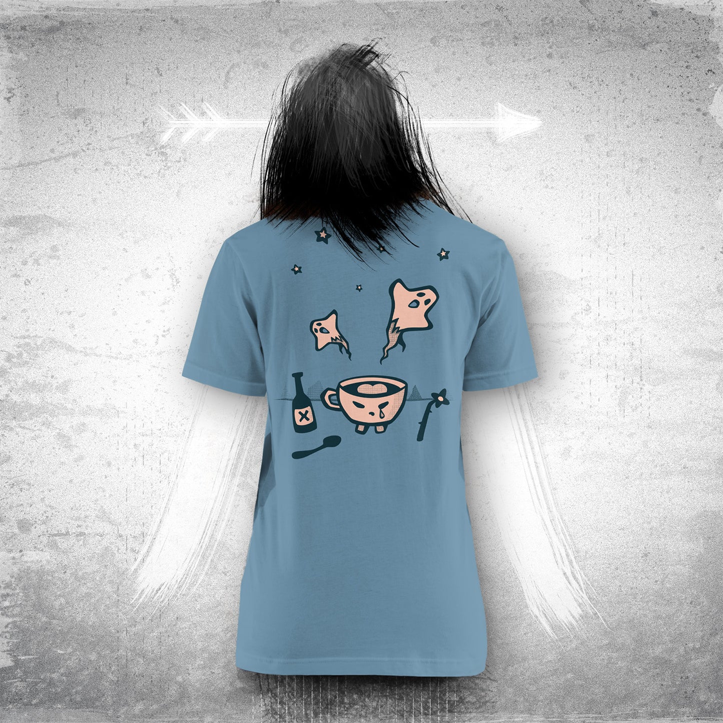 Espresso Depresso - Storm Blue Unisex Tee