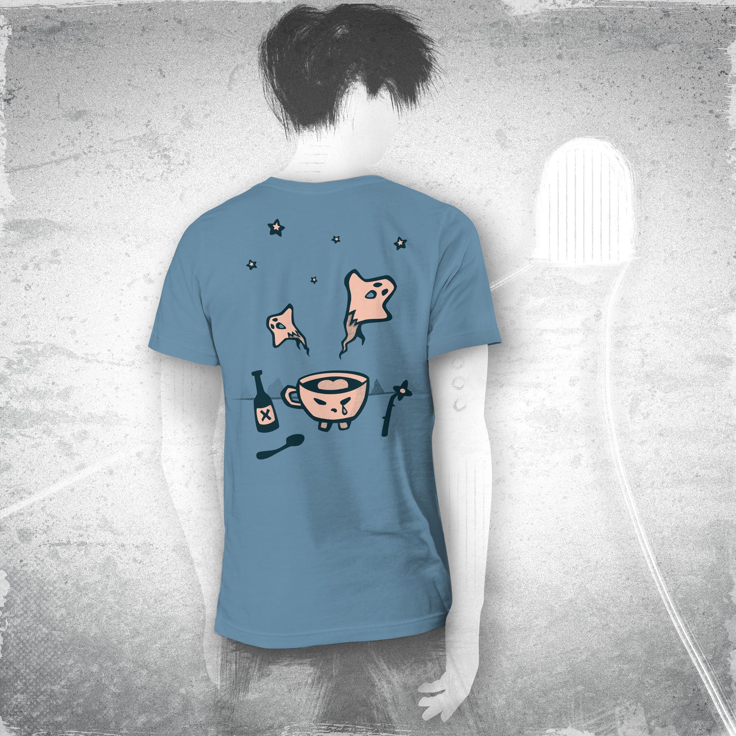 Espresso Depresso - Storm Blue Unisex Tee