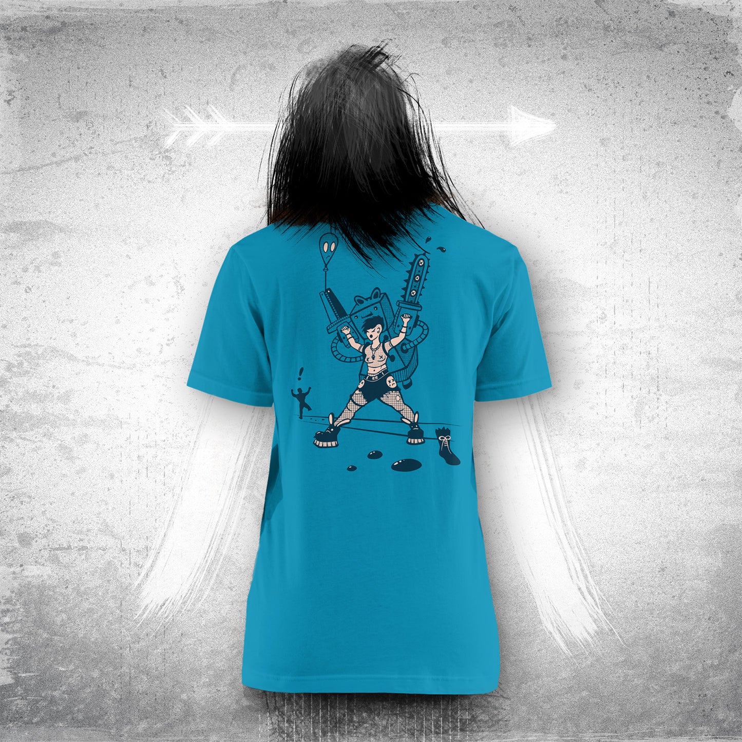 Splaterella - Aqua Unisex Tee