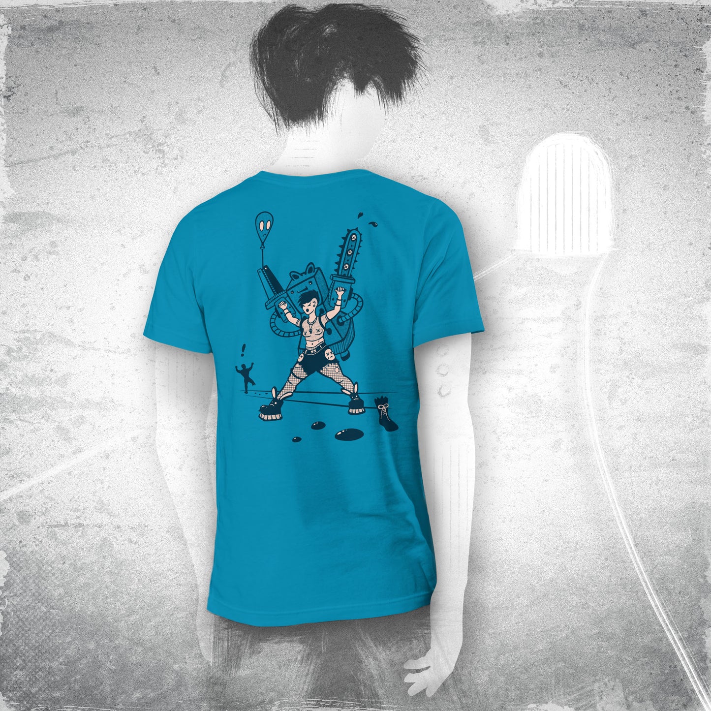 Splaterella - Aqua Unisex Tee